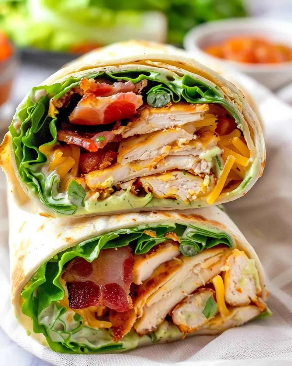 Crispy Chicken Bacon Ranch Wrap: Easy Comfort Food Delight