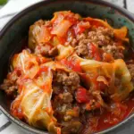 Slow Cooker Unstuffed Cabbage Rolls
