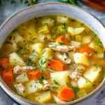 Comforting Chicken Soup with Potatoes