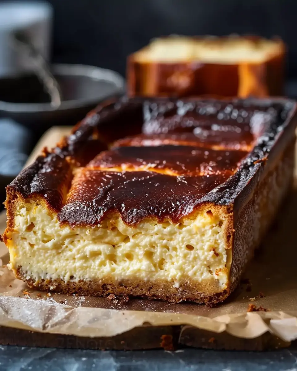 Burnt Basque Cheesecake: Easy Loaf Pan Delight for Home Cooks