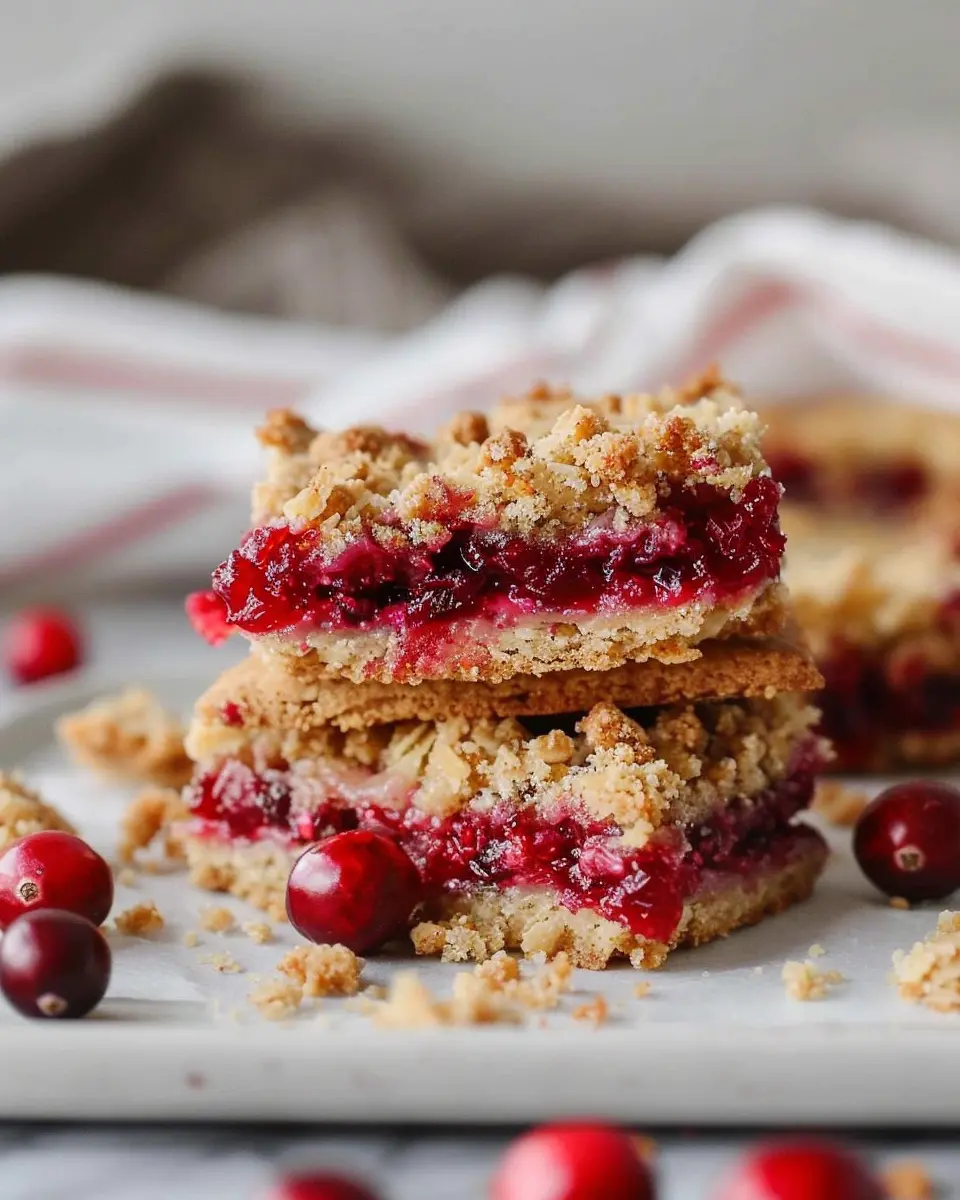 Cranberry Crumble Bars: The Best Easy Recipe for Home Chefs