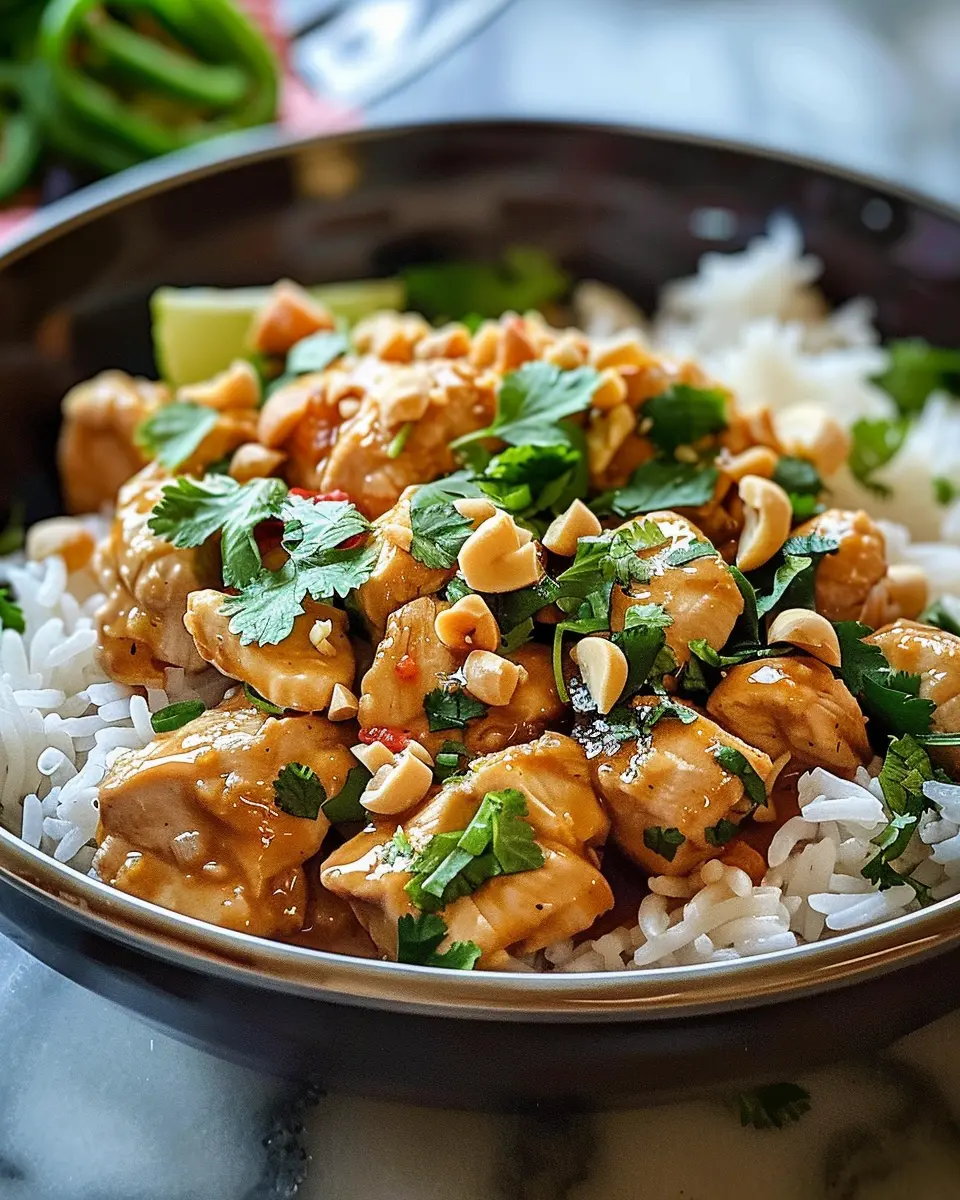 Irresistible Thai Peanut Chicken: Easy Recipe for Flavor Lovers