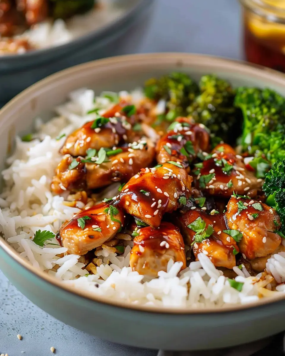 Sticky Chicken Rice Bowls Recipe: Easy Comfort Food for All