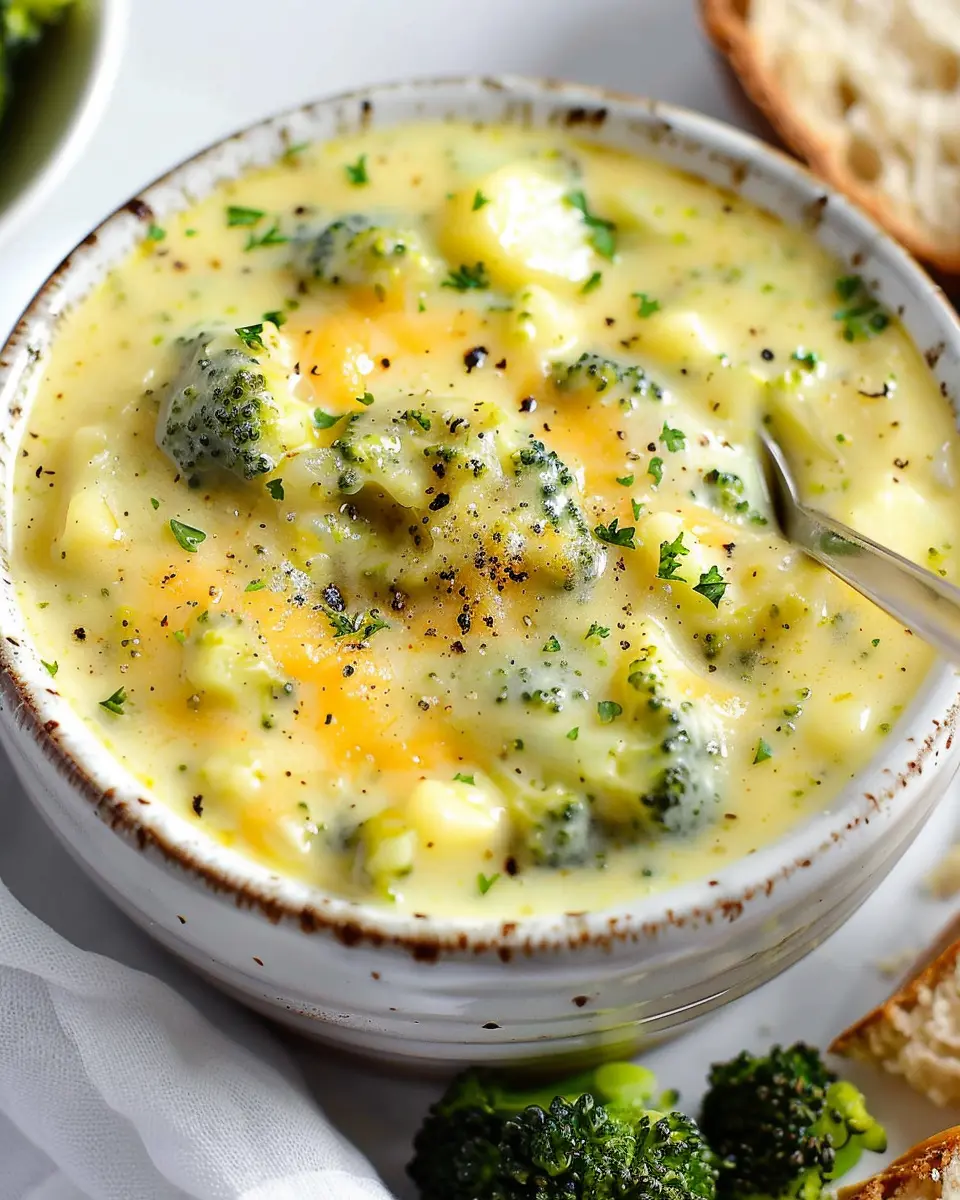 Broccoli Potato Cheese Soup: The Best Comforting Recipe for You