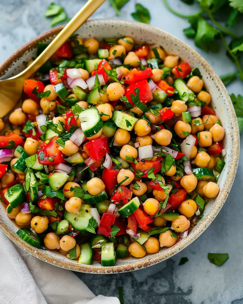Chickpea Salad: The Best Refreshing Twist on a Classic Dish