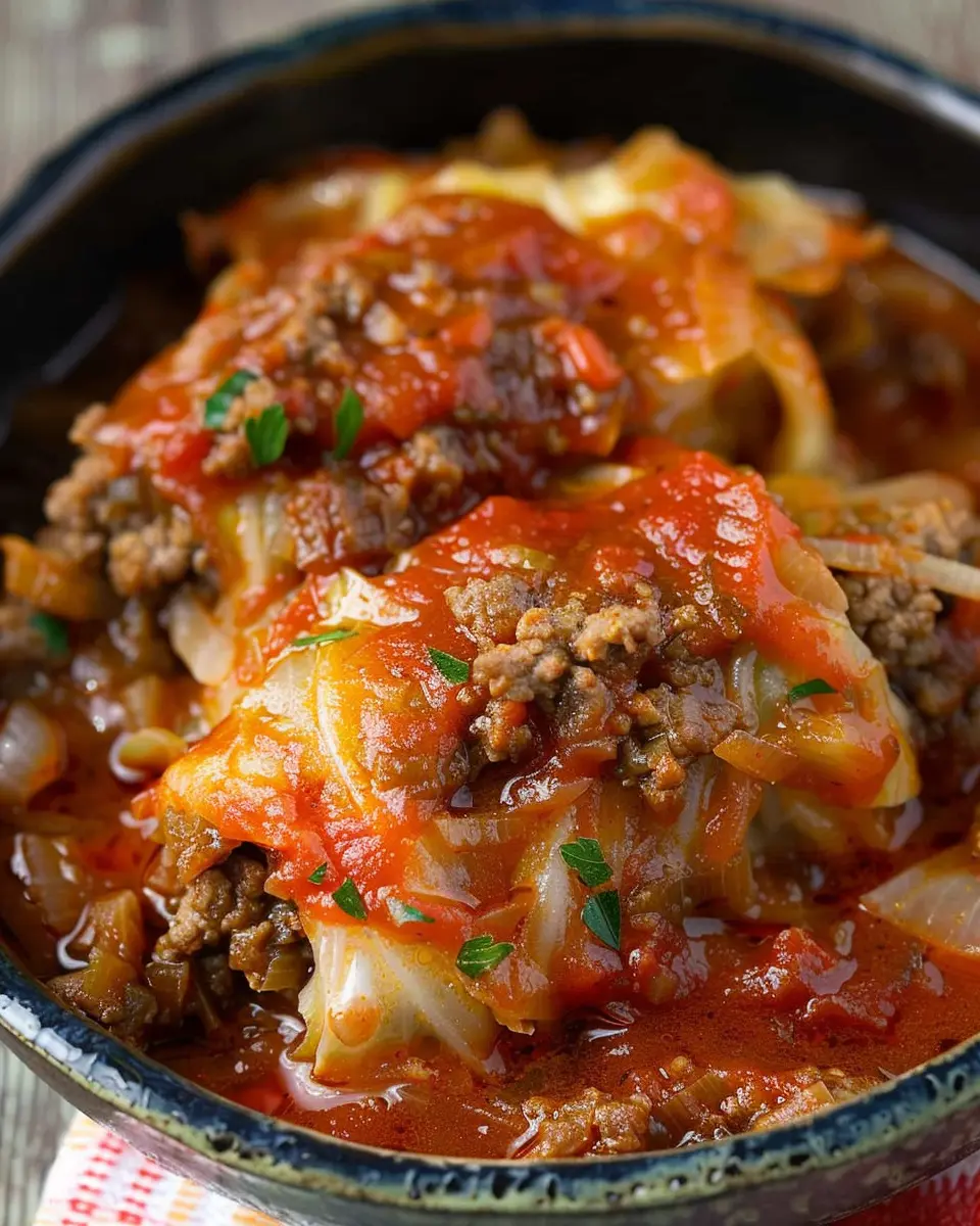 Slow Cooker Unstuffed Cabbage Rolls: Easy, Comforting Delight