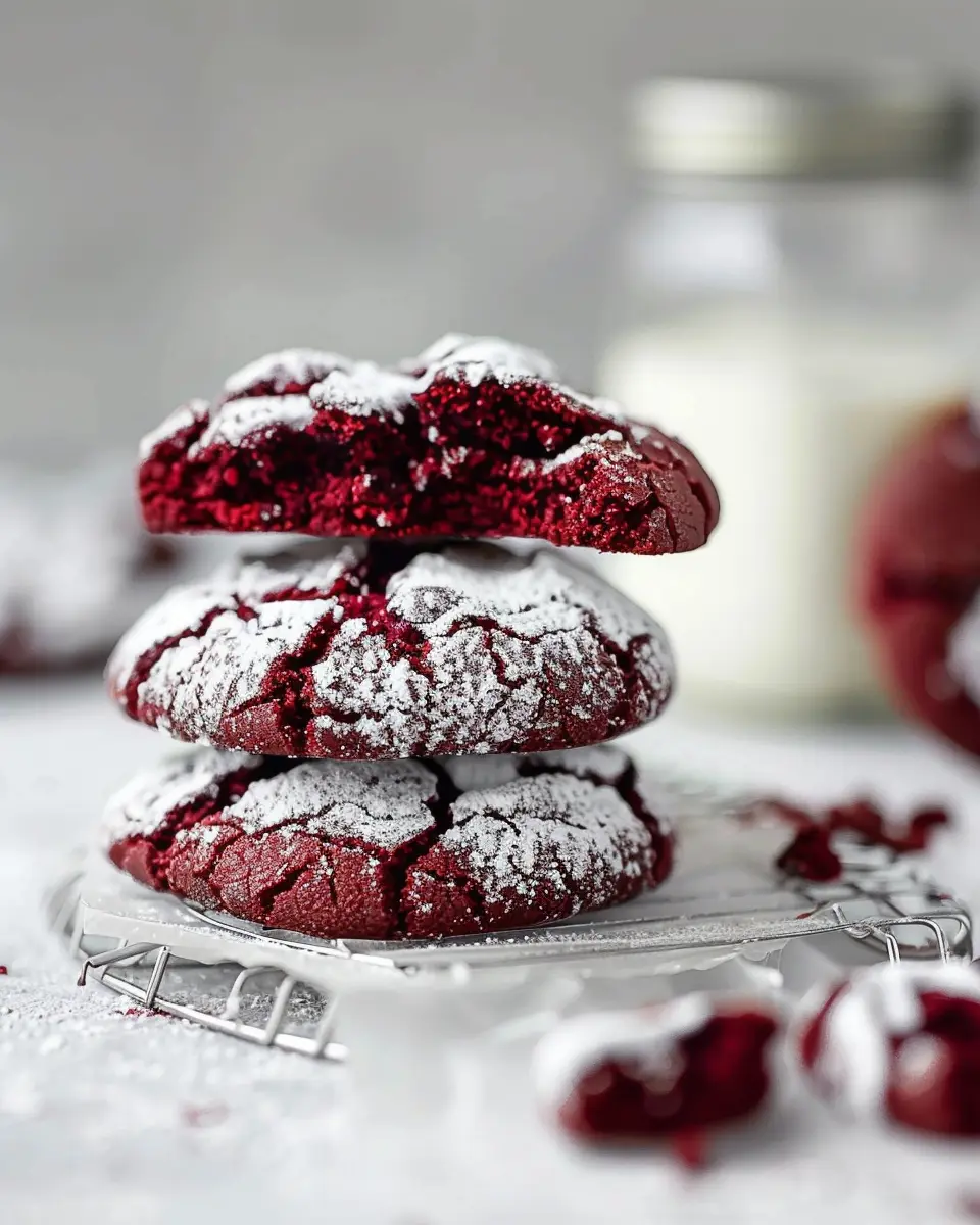 Red Velvet Crinkle Cookie Recipe: Easy Indulgence for Any Occasion