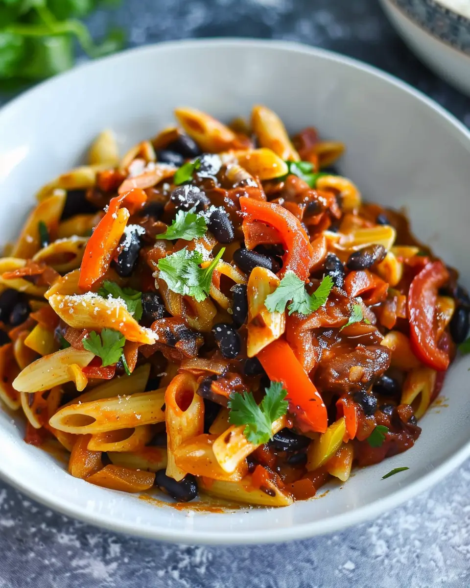 Black Bean Fajita Pasta: A Delicious Twist for Home Cooks