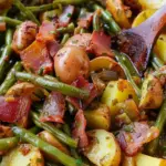 Smothered Green Beans and Potatoes-Cajun Style