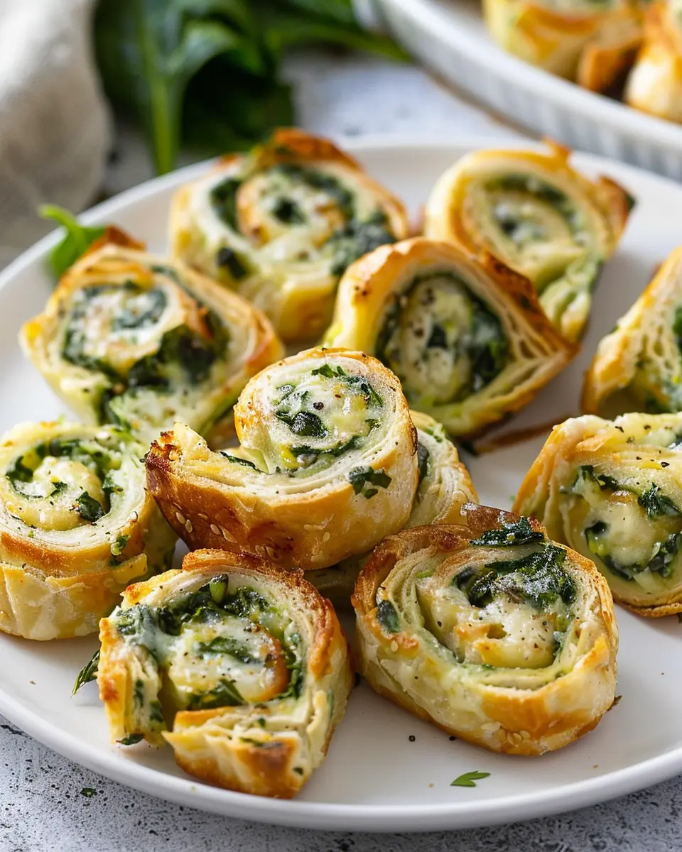 Easy Spinach Dip Pinwheels with Turkey Bacon: A Delightful Treat