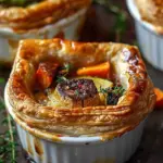 Roasted Autumn Vegetable Pot Pies
