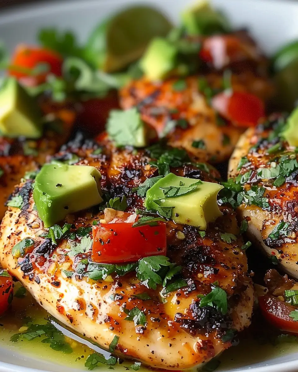 Fiesta Lime Chicken Recipe with Avocado: Easy and Flavorful Dish