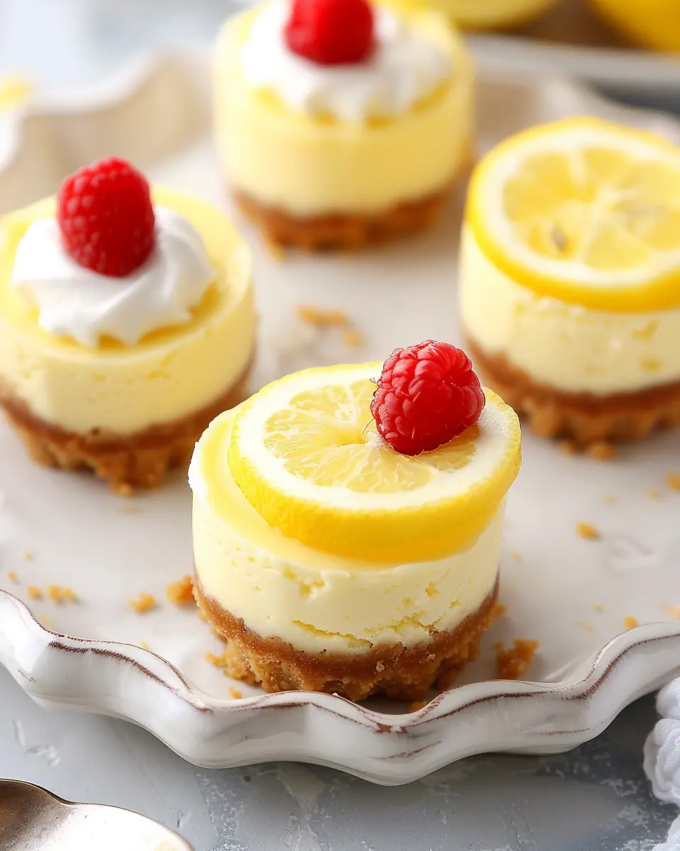Mini Lemon Cheesecakes You’ll Love: A Refreshing Indulgence