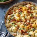 Quick Creamy Crack Chicken Gnocchi