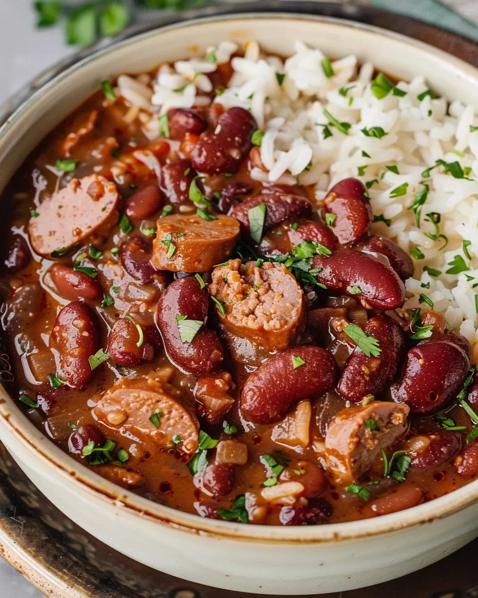 Slow Cooker Cajun Red Beans and Rice: Easy Comfort Food Delight