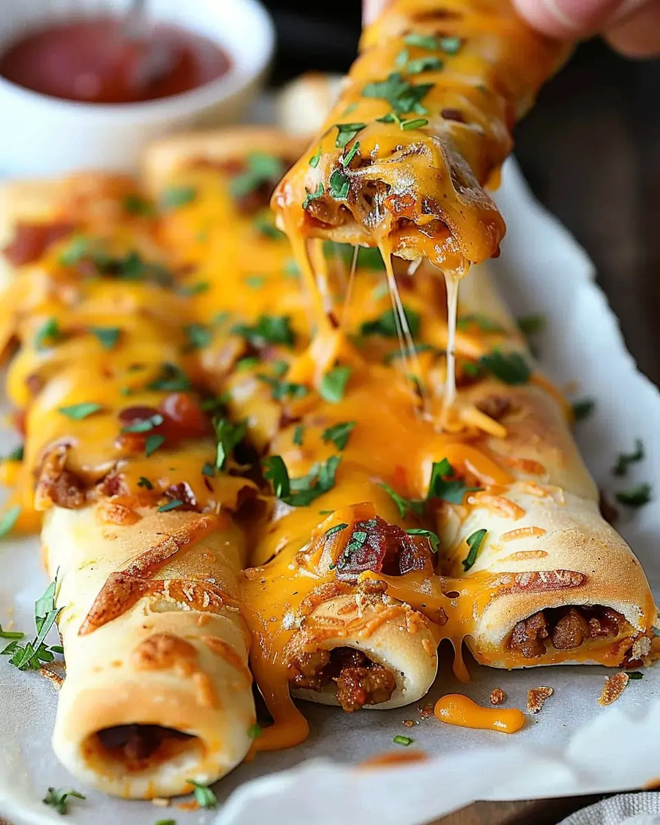 Cheesy Taco Sticks: Easy Recipe with Turkey Bacon and Beef